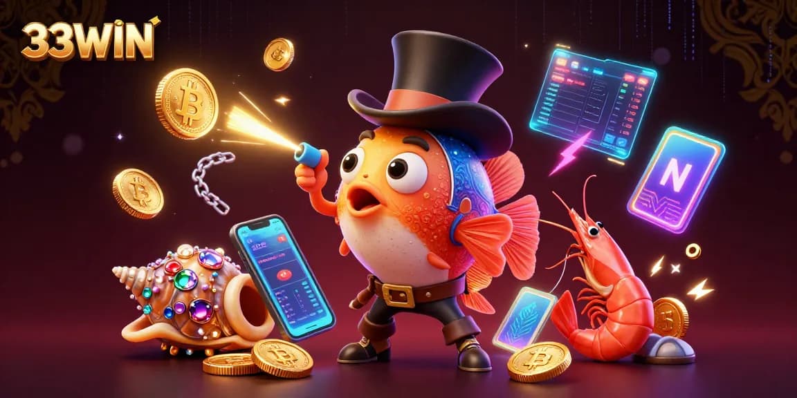 Win big with 33WIN's exciting deep-sea adventure featuring coins and treasures.