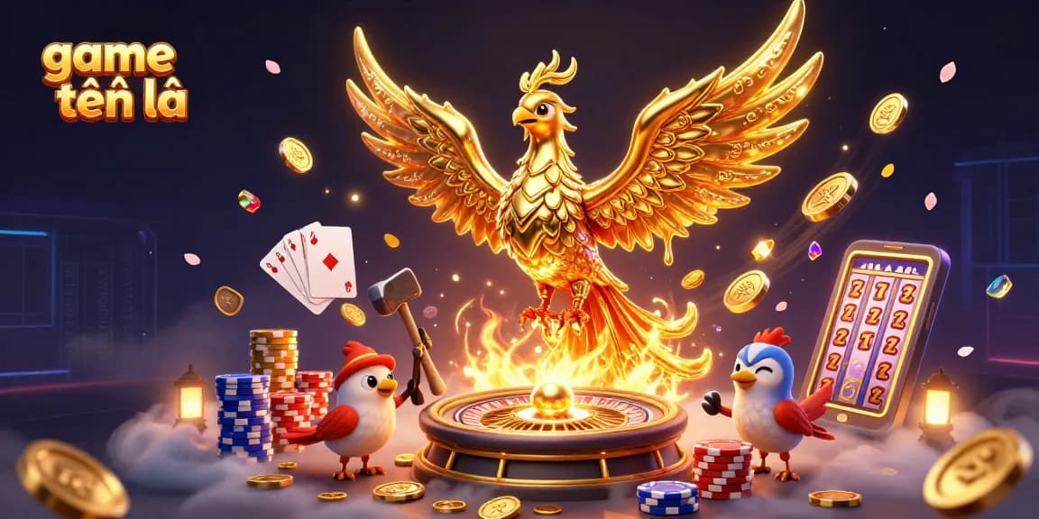 Experience the thrilling game bài tiến lên with dynamic golden elements and captivating casino visuals.