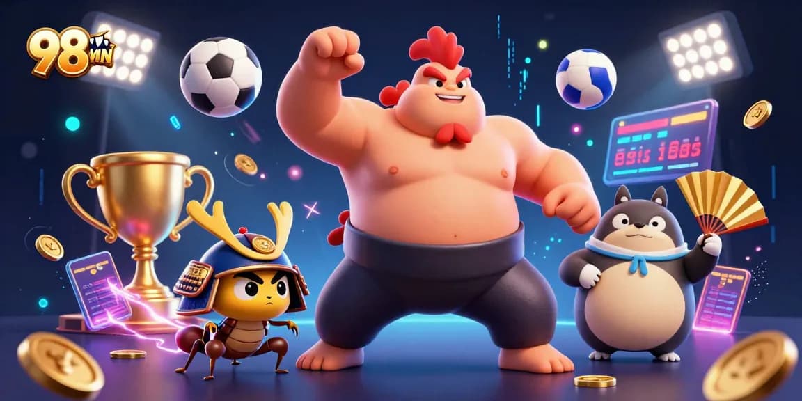 Experience the thrill of 98WIN as powerful characters engage in a dynamic betting arena.