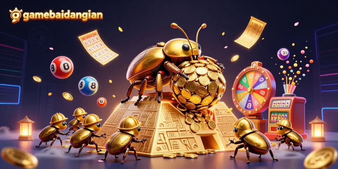 Experience the excitement of gamebaidangian with vibrant lottery elements and thrilling casino themes.