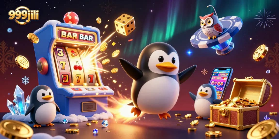 Experience thrilling gameplay at 999jili with dynamic visuals of slots, coins, and casino excitement.