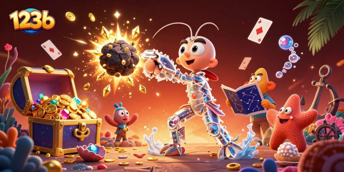 Engage with thrilling action in the 123b casino, featuring underwater treasures and exciting games!