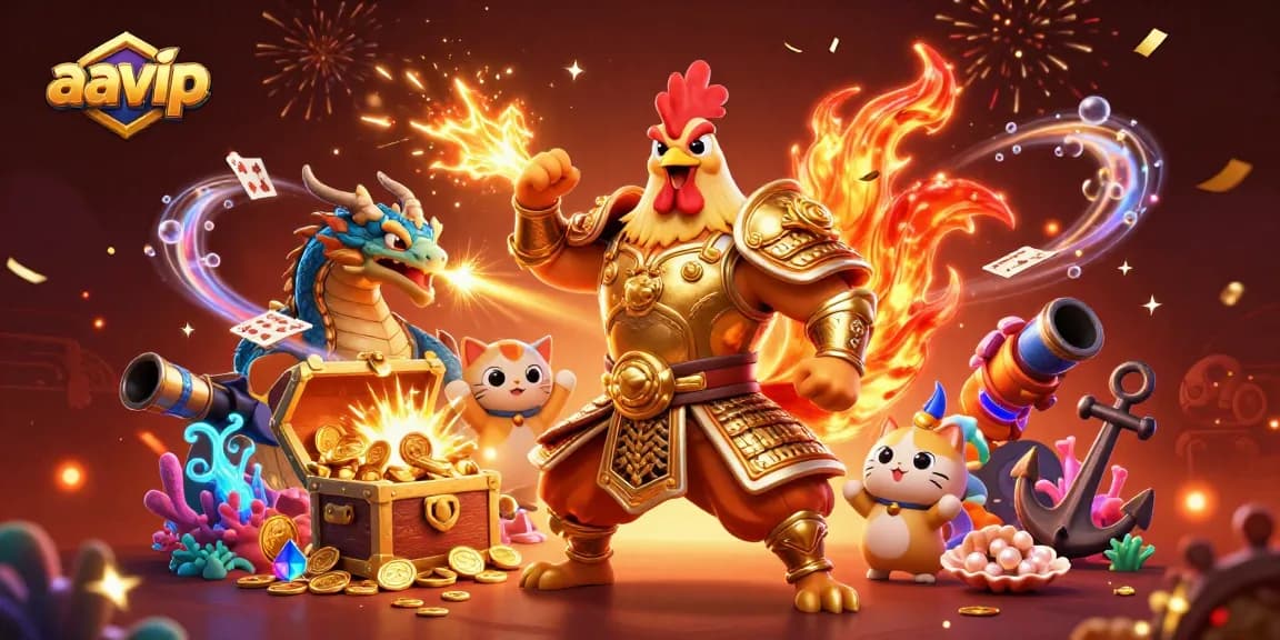Aavip offers thrilling gaming experiences with dynamic characters and vibrant casino elements.