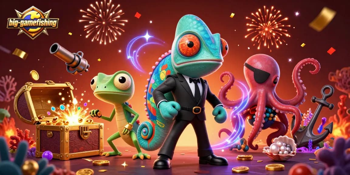 Experience big-gamefishing excitement with vibrant underwater treasures and dynamic casino elements.
