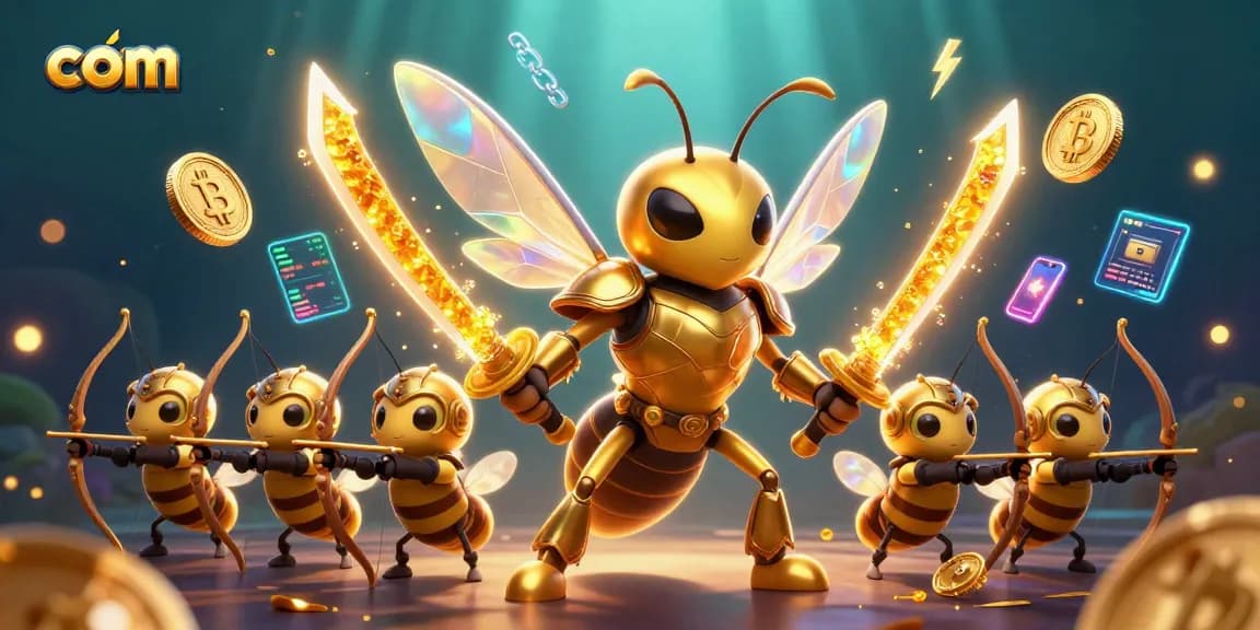 Engage with com through vibrant casino themes featuring a giant hornet samurai in action.