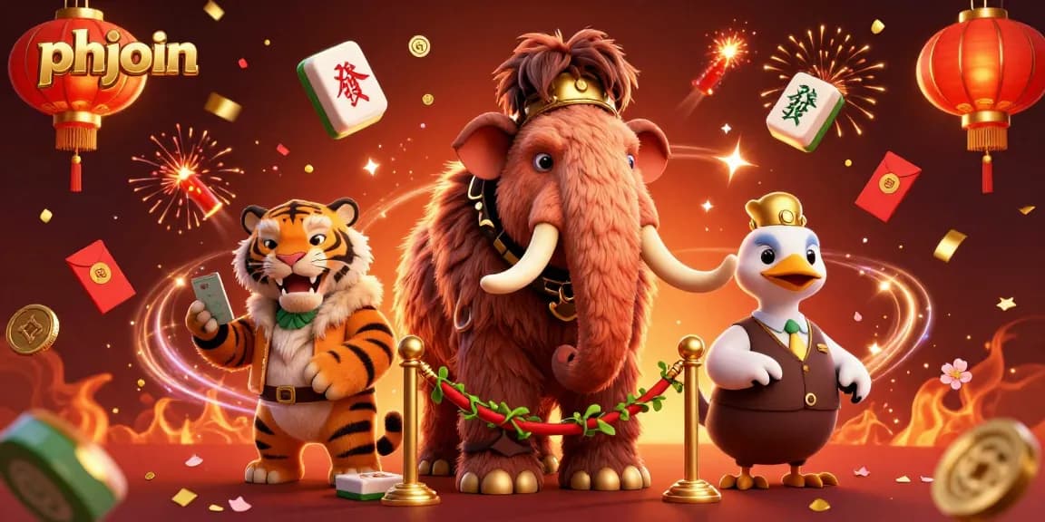 Engage in phjoin’s thrilling casino experience with vibrant characters and interactive elements.