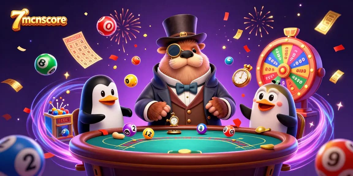 Experience the excitement of 7mcnscore at an underwater poker table with a jolly walrus.