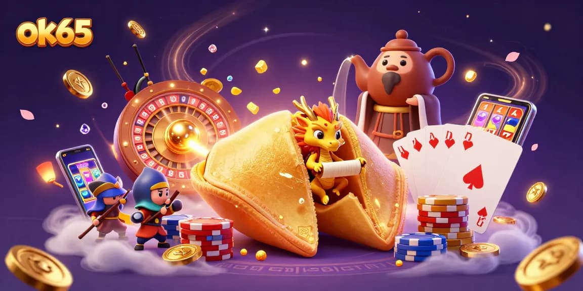 Experience the thrill of ok65 as golden coins scatter from lucky slot reels.