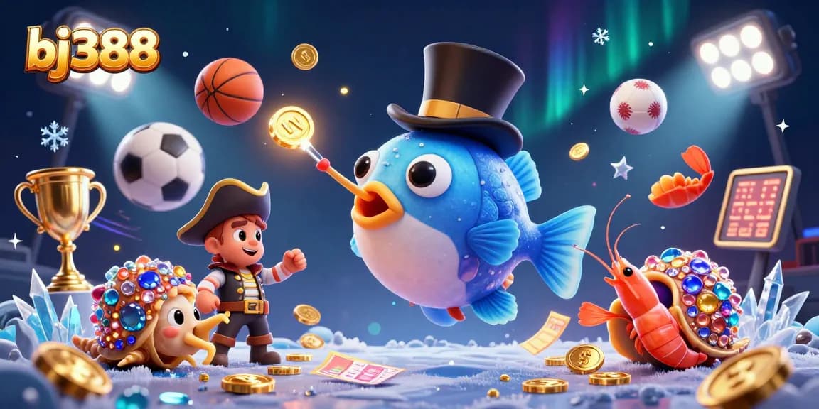 Experience winning moments with bj388, featuring vibrant casino-themed characters and dynamic gaming elements.
