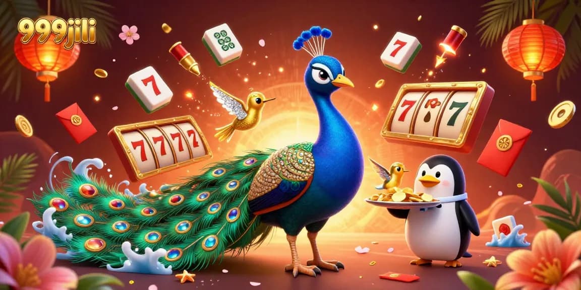 Spin for fun and fortune with 999jili's vibrant 3D gaming scene featuring exciting slot reels.