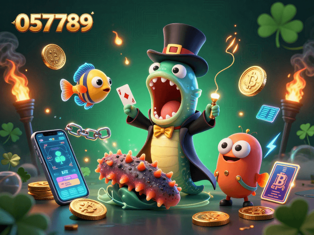 Engage in thrilling gameplay at 057789, featuring dynamic card tricks and vibrant casino elements.