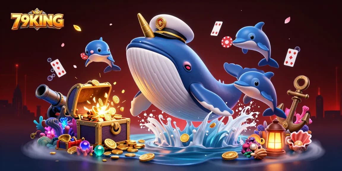 Experience the thrill of 79KING with a captivating underwater casino adventure.