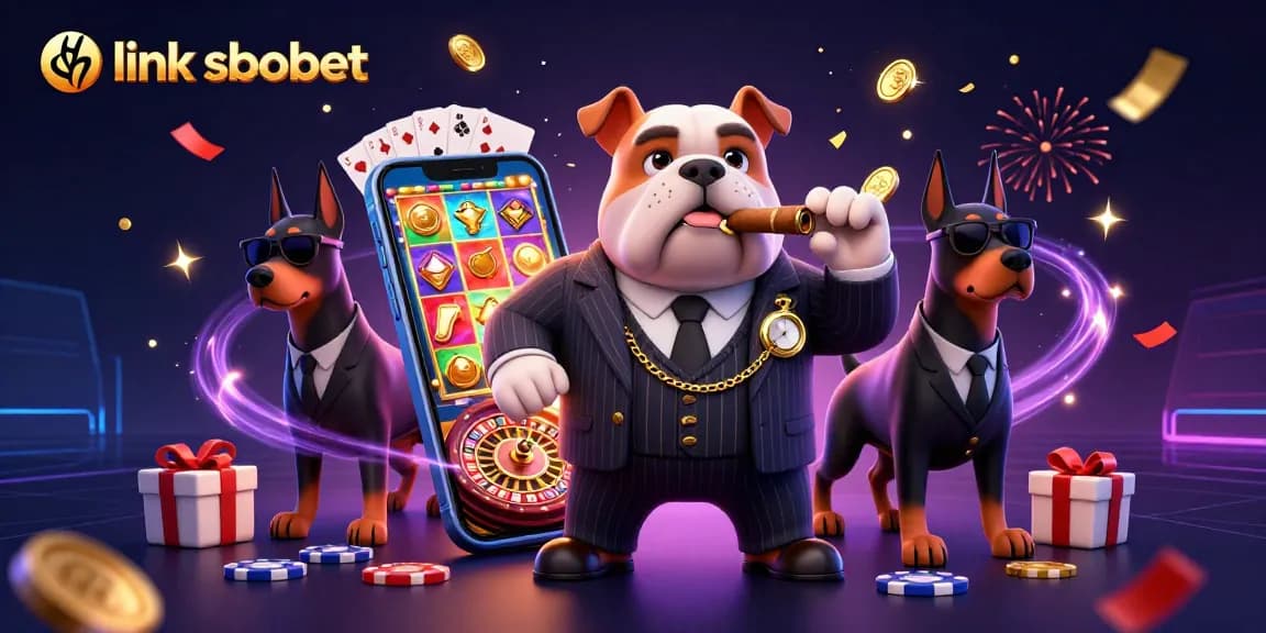 Win big with link sbobet in this exciting 3D casino scene featuring wild gaming elements.