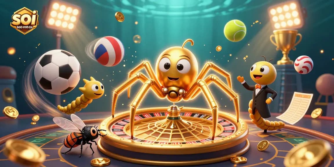 Experience dynamic betting action with soi keo nha cai in a vibrant casino scene featuring sports elements.
