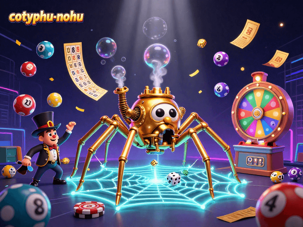 Experience the thrill of cotyphu-nohu with a vibrant scene of gaming excitement and strategy.
