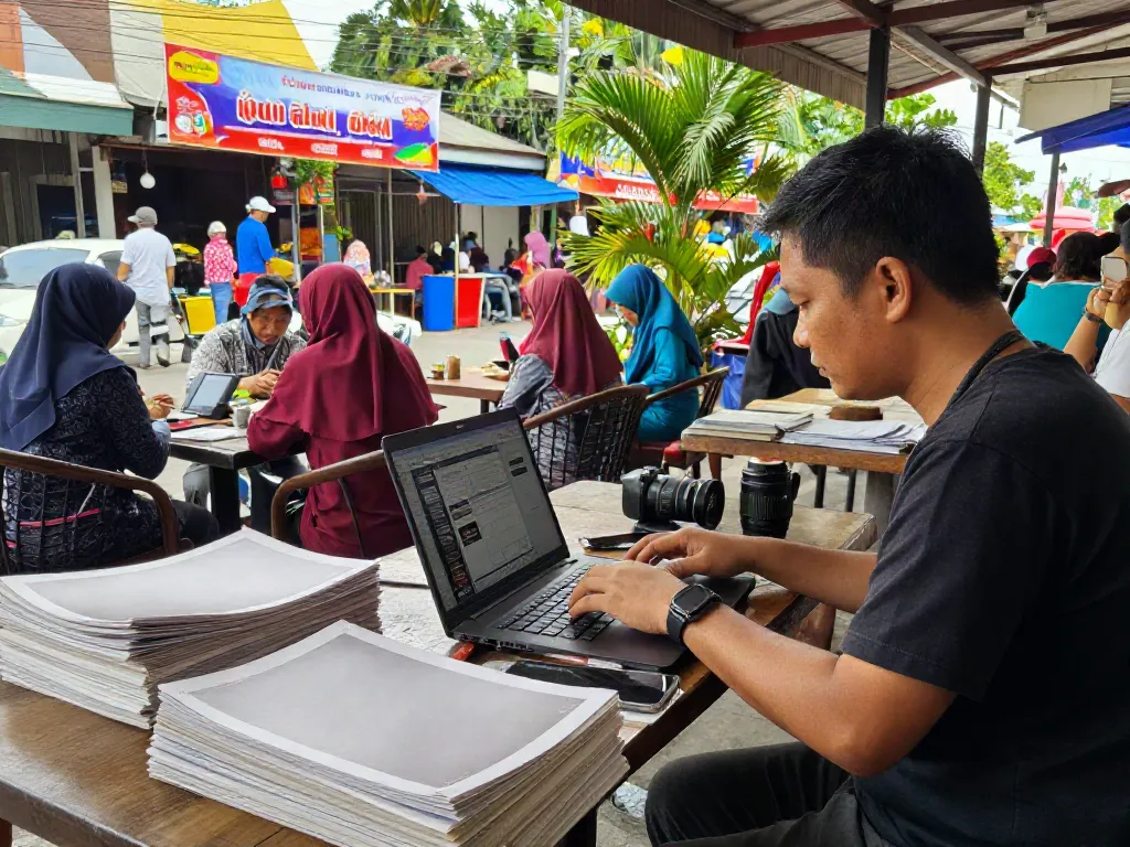 Journalist covering local news on lornematthews.com in vibrant Lampung
