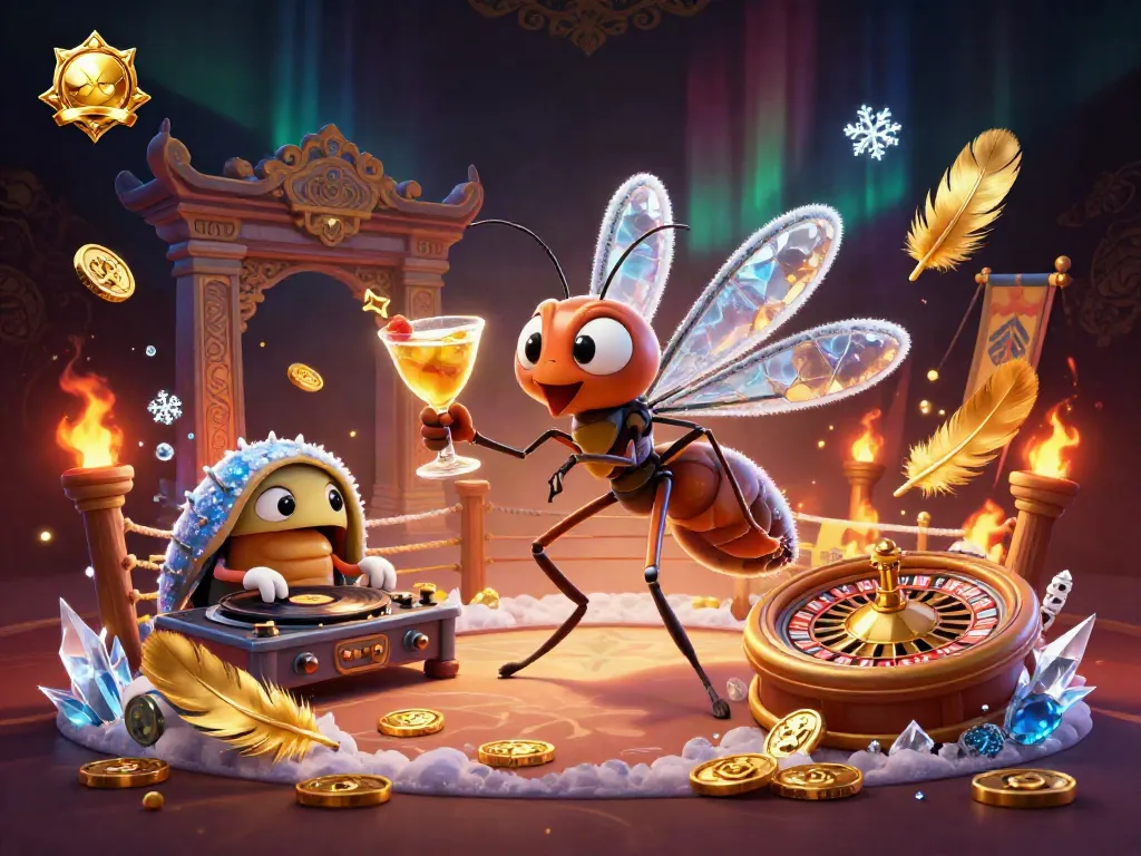 Experience the vibrant GK88 casino atmosphere with unique characters and dynamic gambling elements in action.