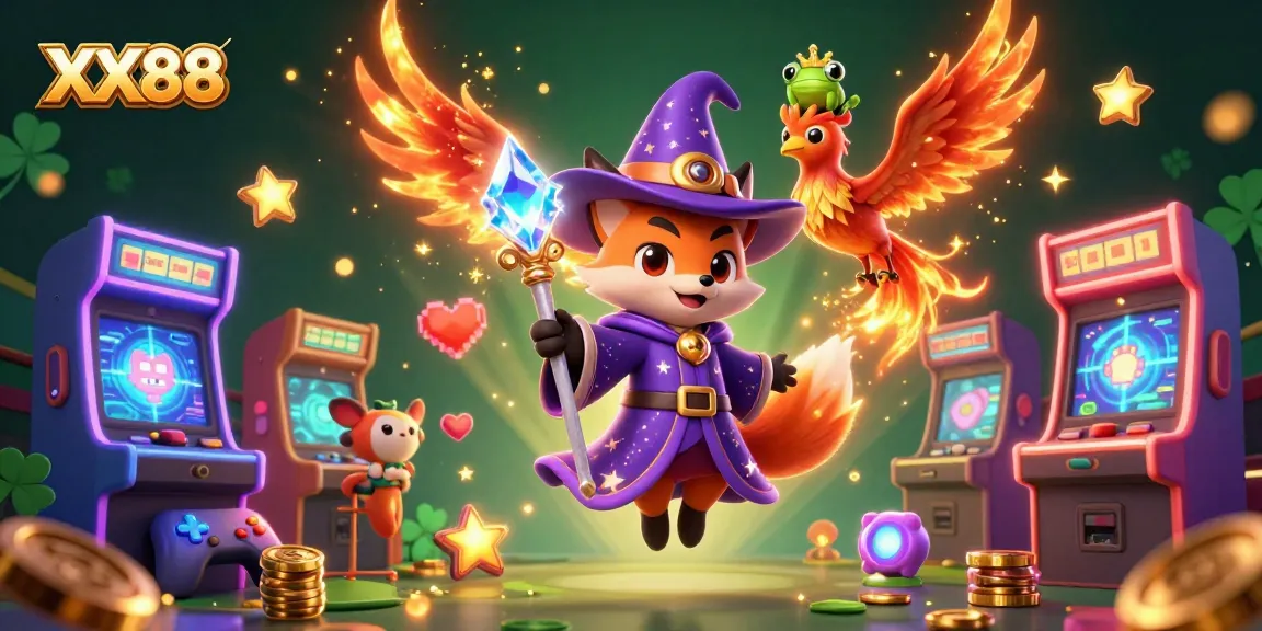 Join the excitement at XX88 with vibrant gaming adventures and magical characters.