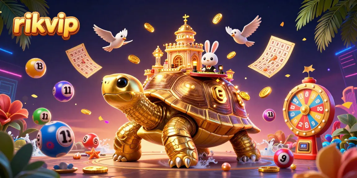 rikvip players enjoying dynamic casino activities with vibrant elements around
