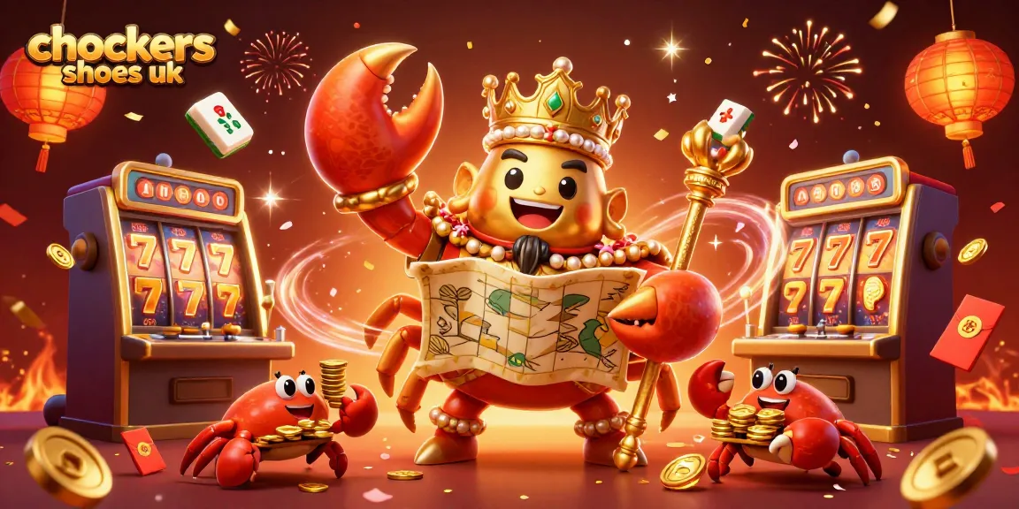Win big with chockers shoes uk at an engaging casino scene featuring a golden crab emperor and thrilling slots.