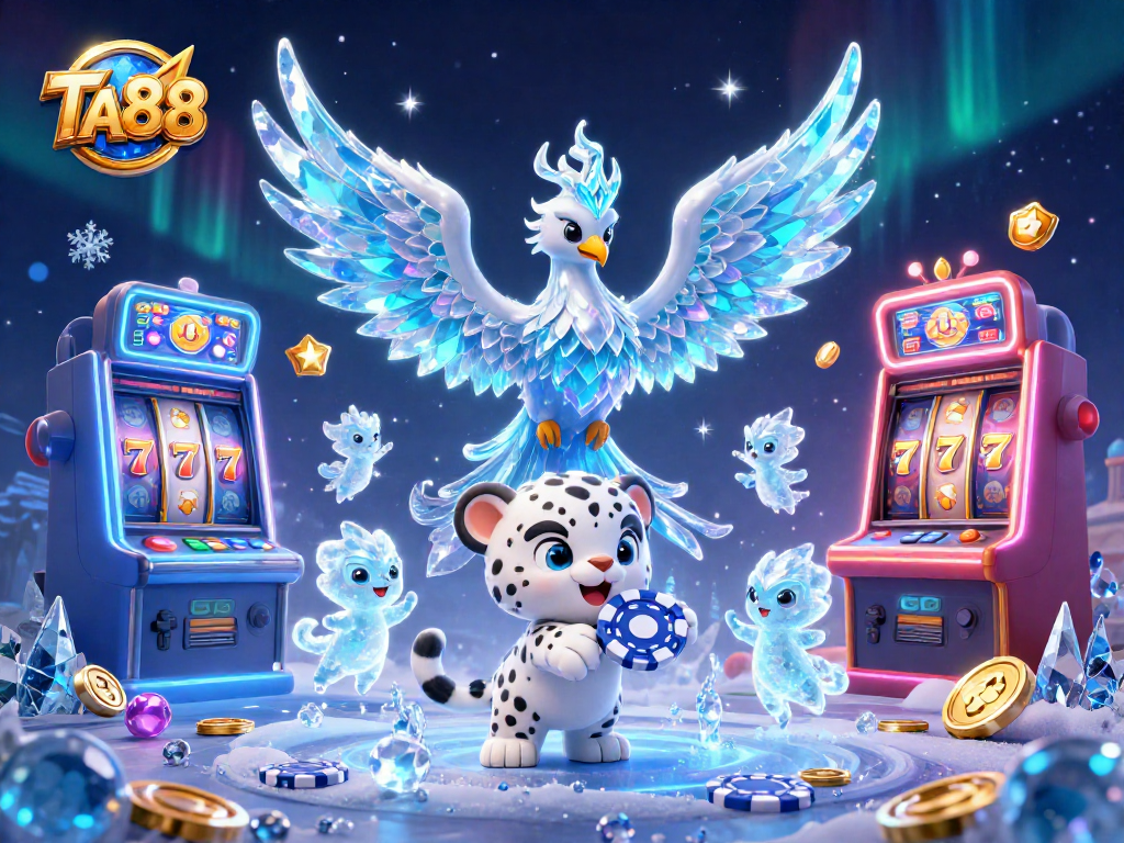 Experience the magic of TA88 with captivating slots in a vibrant, icy world.