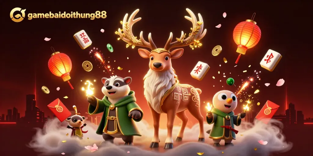 Engage with gamebaidoithuong88 through thrilling casino adventure illustrations.