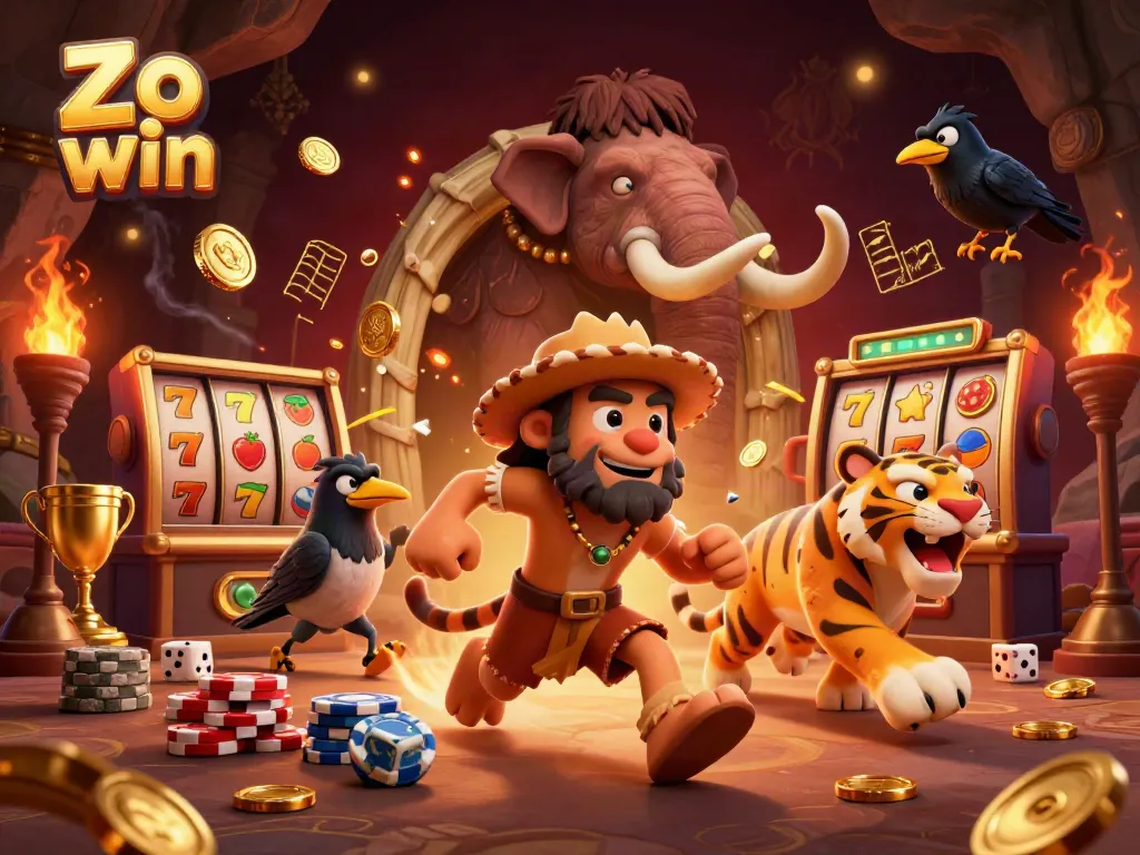 Engage with top-tier gaming at Zo win, where sabertooth tiger and caveman run a prehistoric casino.