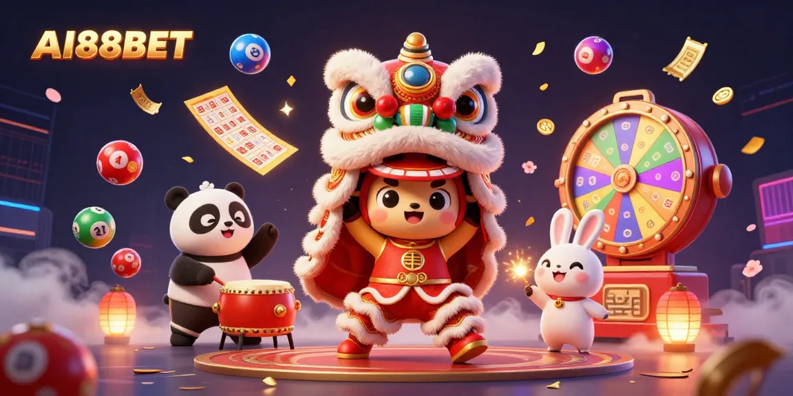 Join the excitement of AI88BET with a vibrant celebration featuring a lion dance and festive games.
