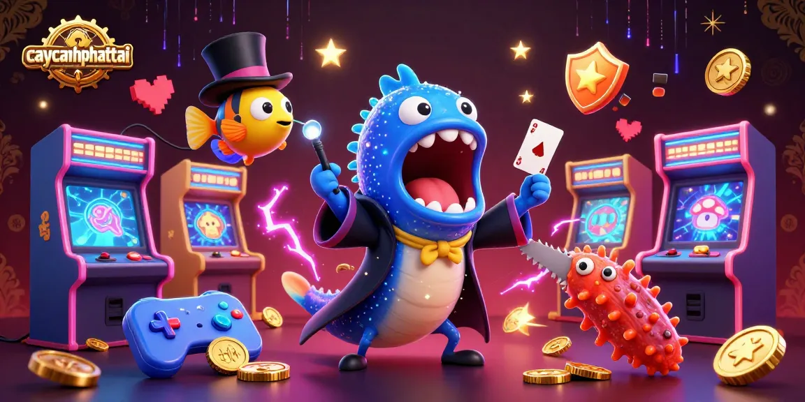 Experience thrilling gameplay with caycanhphattai featuring vibrant characters in a magical 3D casino scene.