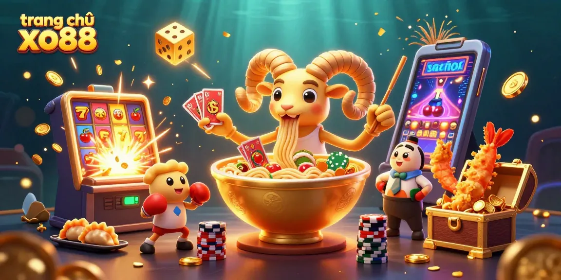 Experience the excitement of trang chủ xo88 with vibrant casino characters and dynamic game elements.