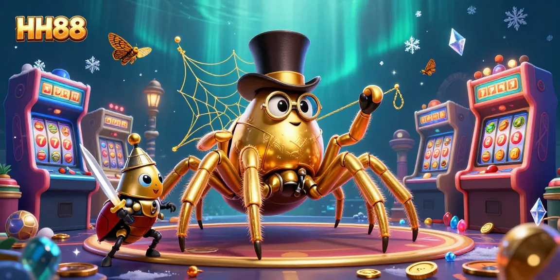 Experience the thrill of playing slots at HH88 with showcased vibrant characters and gaming elements.