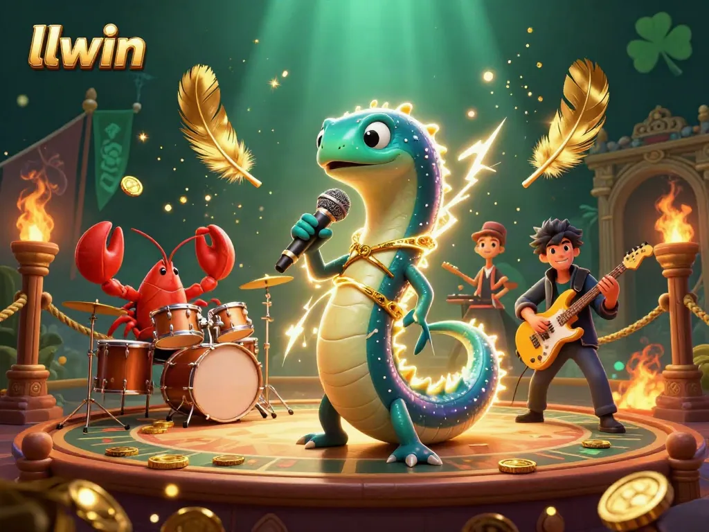 Experience thrilling gaming at llwin with lively characters in a vibrant underwater casino.
