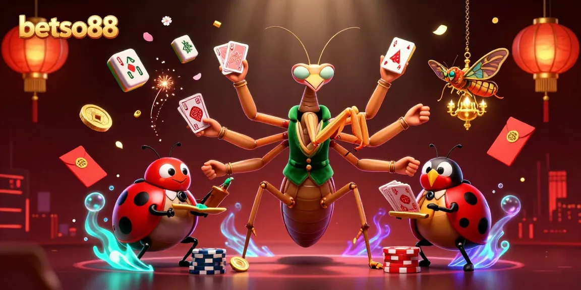 Experience thrilling gameplay at betso88 with a vibrant casino scene featuring 3D characters and dynamic game elements.