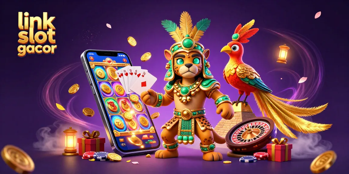 Playing colorful slot games in a vibrant atmosphere with link slot gacor and dynamic casino elements.