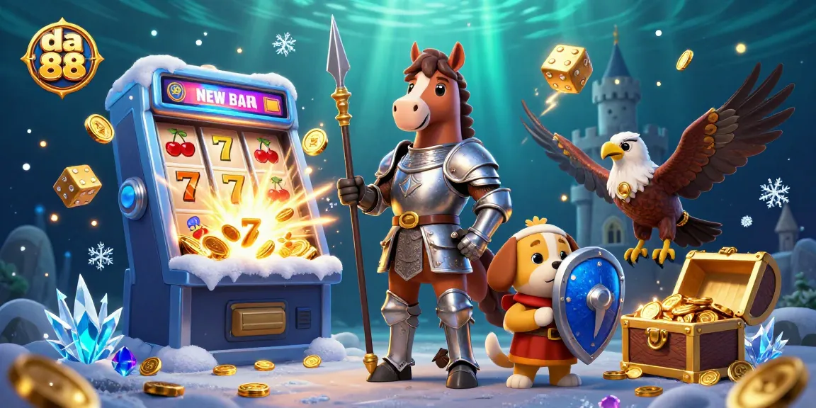 Spin the da 88 slot machine and experience a jackpot explosion of colorful casino symbols.