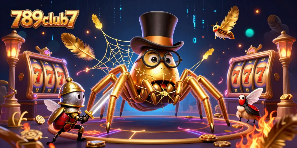 Experience the excitement of games at 789club7 with vibrant characters and dynamic casino elements.