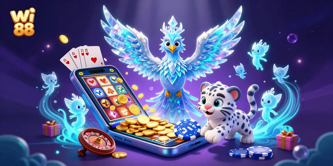 Experience the excitement of wi 88 with our captivating casino scene featuring vibrant characters and animated elements.