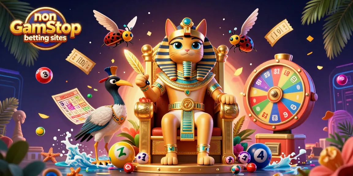 Visualize engaging gaming moments on non GamStop betting sites with vibrant elements.
