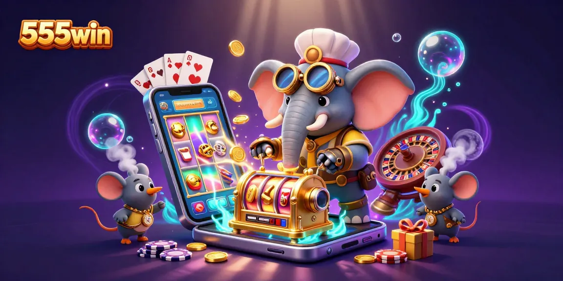 Spin and win at 555win with steampunk charm in an engaging casino adventure.